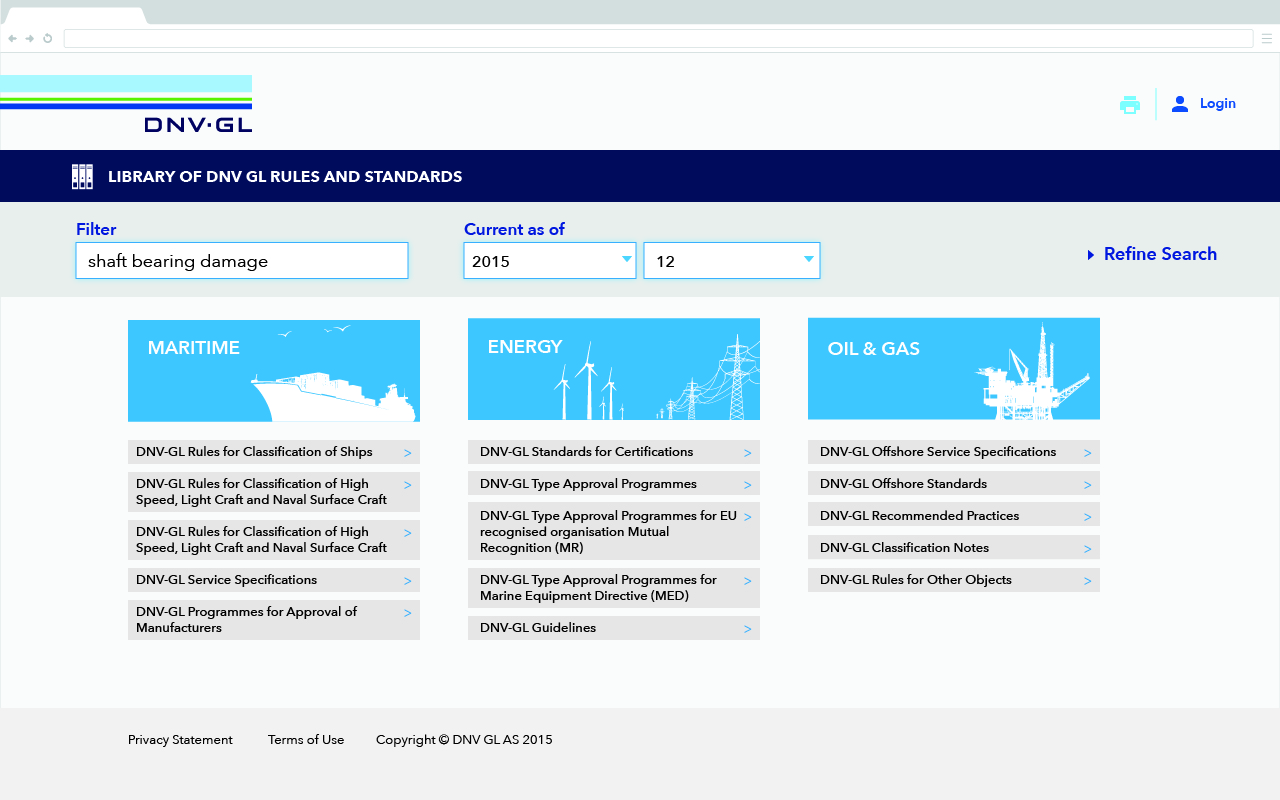 Manufacturer approval programmes service provided by DNV GL.